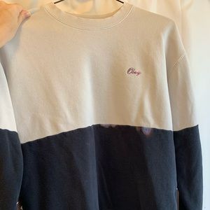 Acid Wash Distressed Obey Sweatshirt